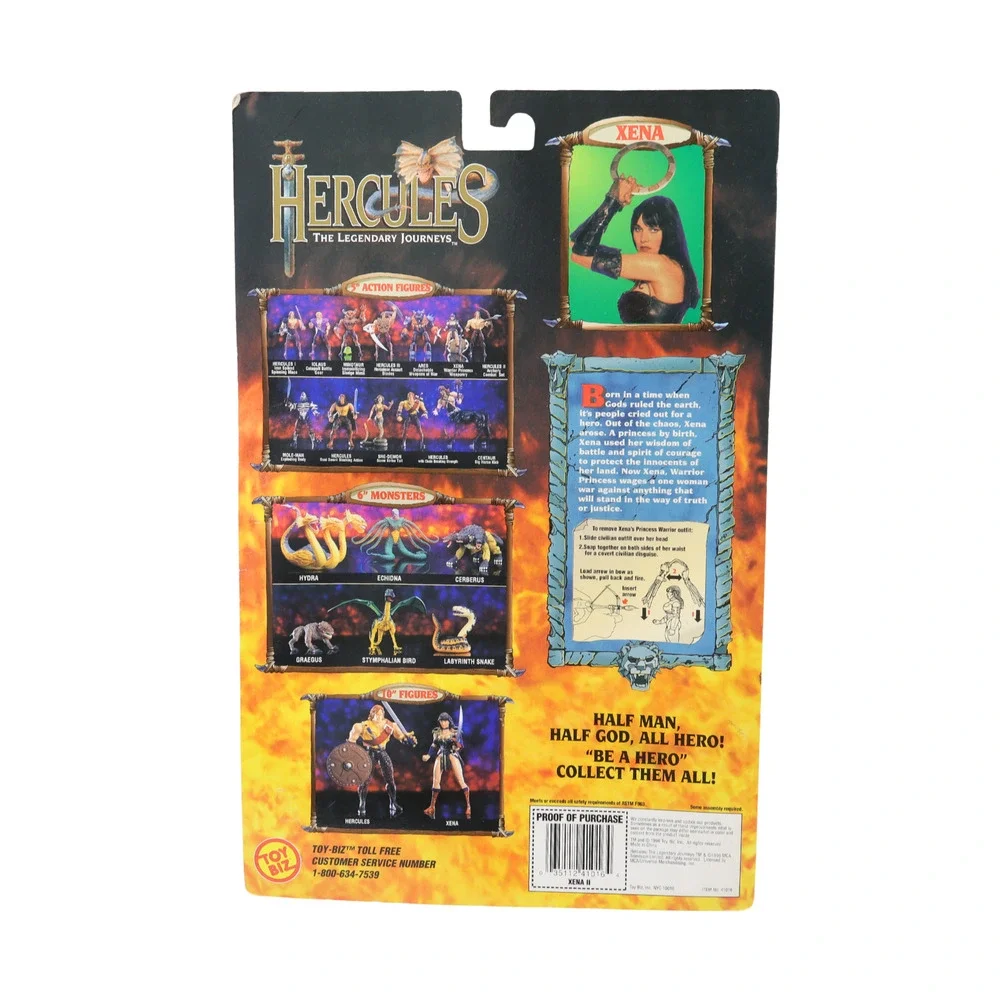 1996 Toy Biz Hercules Legendary Journeys Xena And Xena II 5